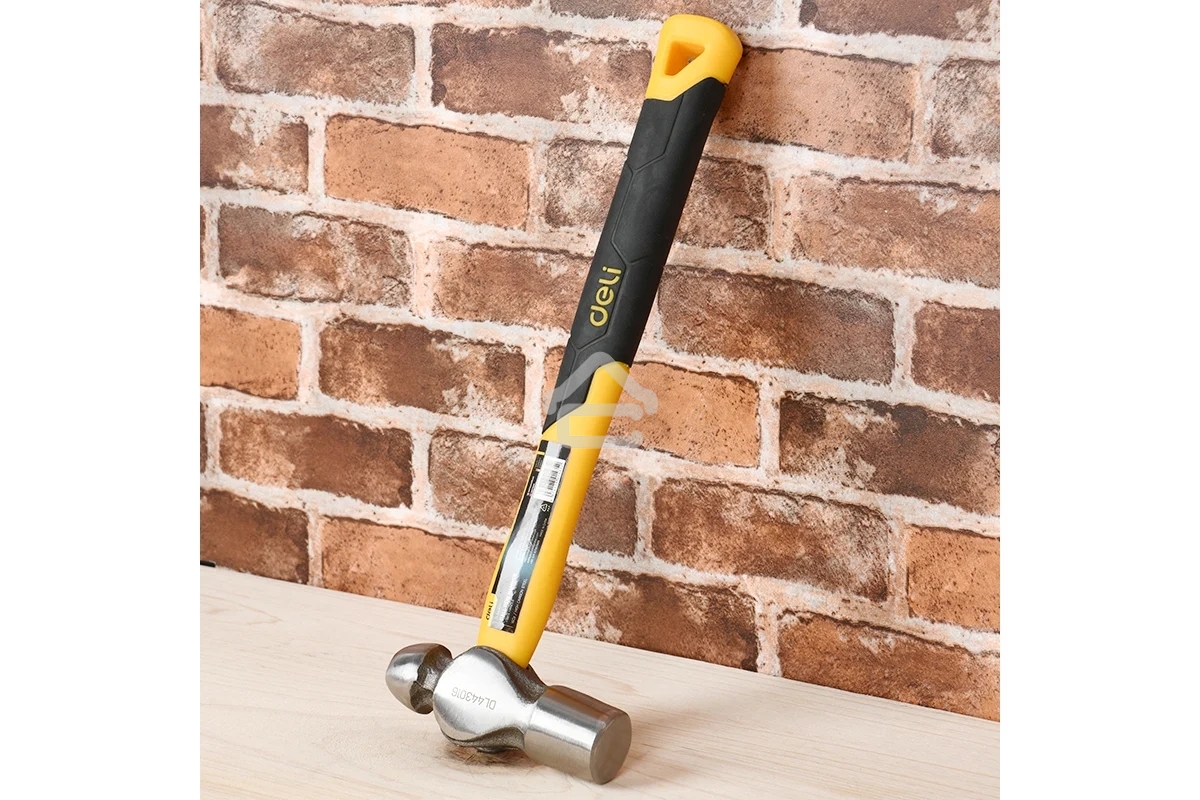 Рихтовочный молоток Deli DL443016 450 гр Фибергласовая рукоять