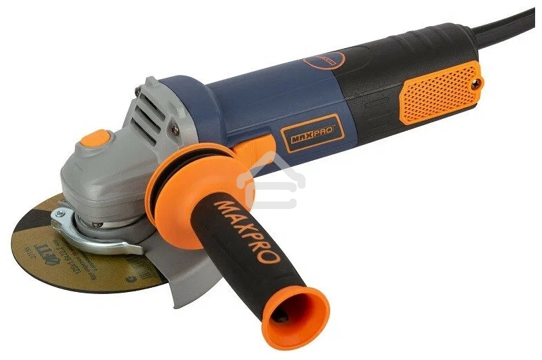 Шлифмашина угловая MAX-PRO MPAG950/125Q1 950 Вт, 3000-11000 об/мин, быстрозажимной кожух 125 мм, регулировка оборотов, антивибрационная ручка, дополнительные щетки,