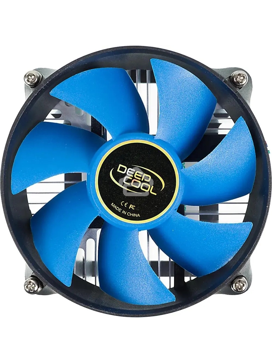 Кулер DEEPCOOL T20P синий/черный 100мм алюминий 2400rpm 33db 95W 60мм