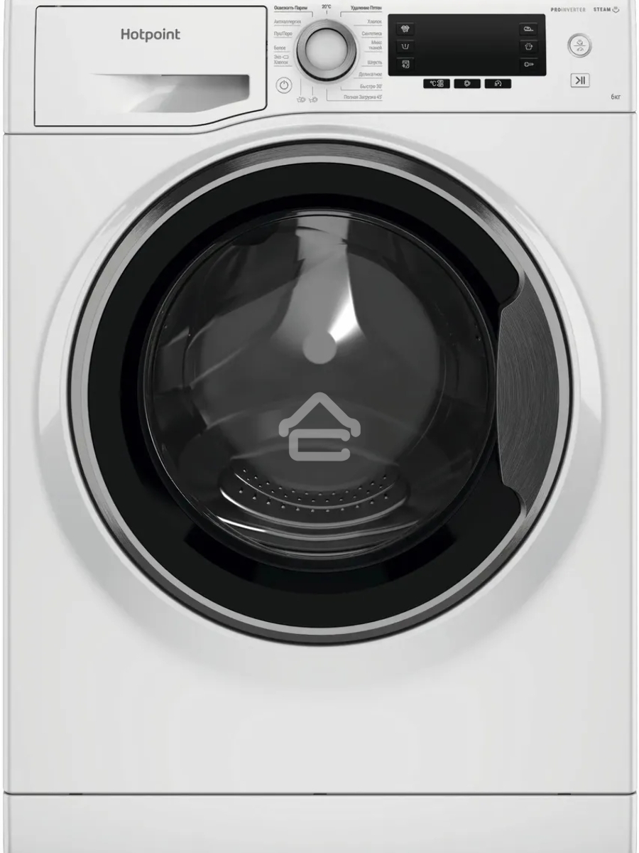 Стиральная машина Hotpoint NSD 6239 US VE RU белый, загр. фронтальная макс.: 6 кг 1200 об/мин класс: А