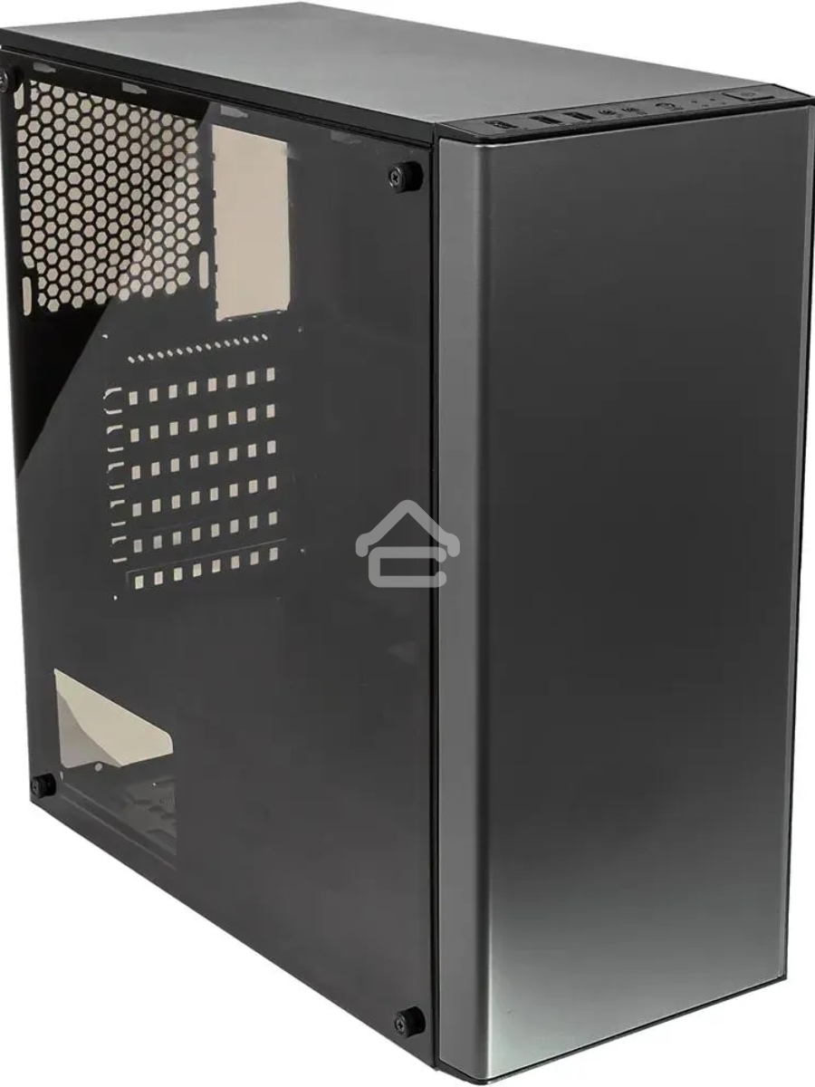 Компьютерный корпус Accord JP-VI черный без БП ATX 2xUSB2.0 1xUSB3.0 audio bott PSU