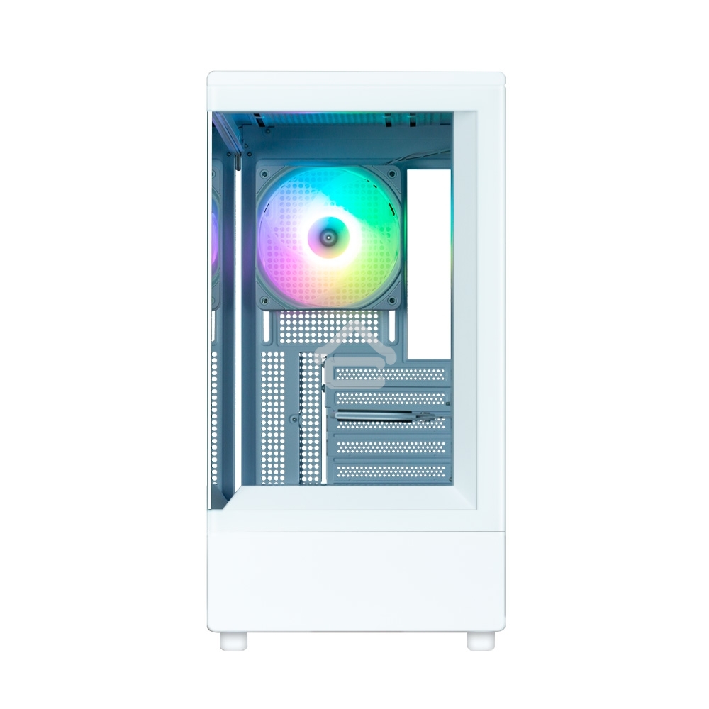 Компьютерный корпус ZALMAN P10, MATX, белый, WINDOW, 2x3.5