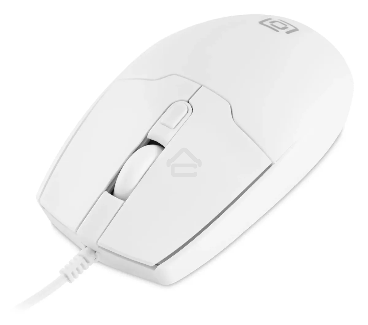 Мышь проводная Oklick 147M белый, 2000 dpi, USB, кнопки - 4