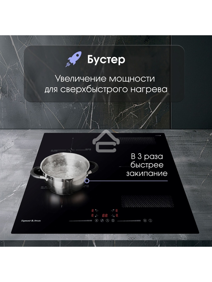 Варочная панель Zigmund & Shtain CI 61.6 B черный