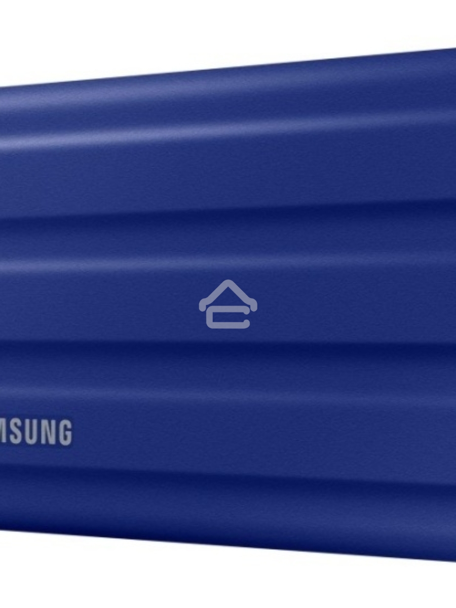 Накопитель Samsung External SSD T7 Shield, 2TB, Type C-to-C/A, USB 3.2 Gen2, R/W 1050/1000MB/s, IP65, 88x59x13mm, 98g, Blue (12 мес.)