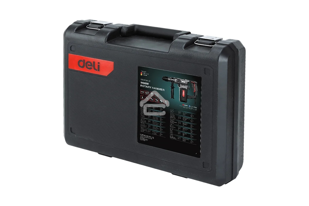 Перфоратор Deli DE-DC26-3E (1100Вт, SDS PLUS, 4750уд/мин, 1450об/мин, кейс)