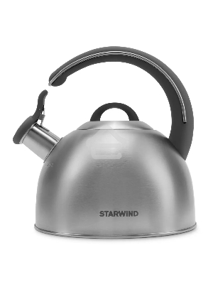 Чайник для плиты Starwind Chef Family 2.8л, серебристый, металлический (SW-CH1106)