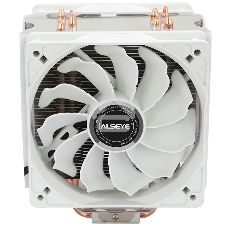 Кулер для процессора Alseye S120D-W белый, 120 мм, алюминий/медь, 1700 об/мин, 38.8 дБ, 4 pin, 135 Вт, 153 мм