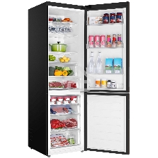 Холодильник Haier C4F740CDBGU1 графитовый двухкамерный 286/115л морозилка снизу, No Frost