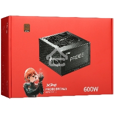 Блок питания ADATA XPG PROBE600B-BKCEU, 600Вт, 80 PLUS Bronze, 120мм, черный