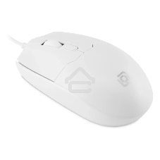 Мышь проводная Oklick 147M белый, 2000 dpi, USB, кнопки - 4