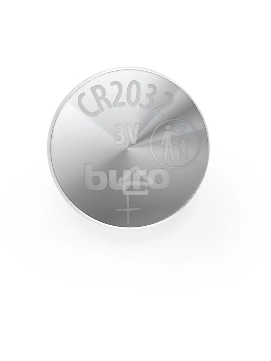 Батарея Buro Lithium CR2032 (1шт) блистер, 3 В