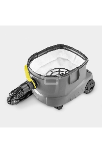 Пылесос Karcher T 11/1 Classic *EU желтый/серый, 850 Вт, уборка сухая, пылесборник контейнер/мешок, 11 л
