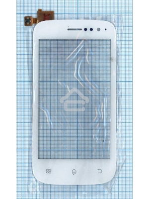 Сенсорное стекло (тачскрин) для Fly IQ442 Miracle, белое