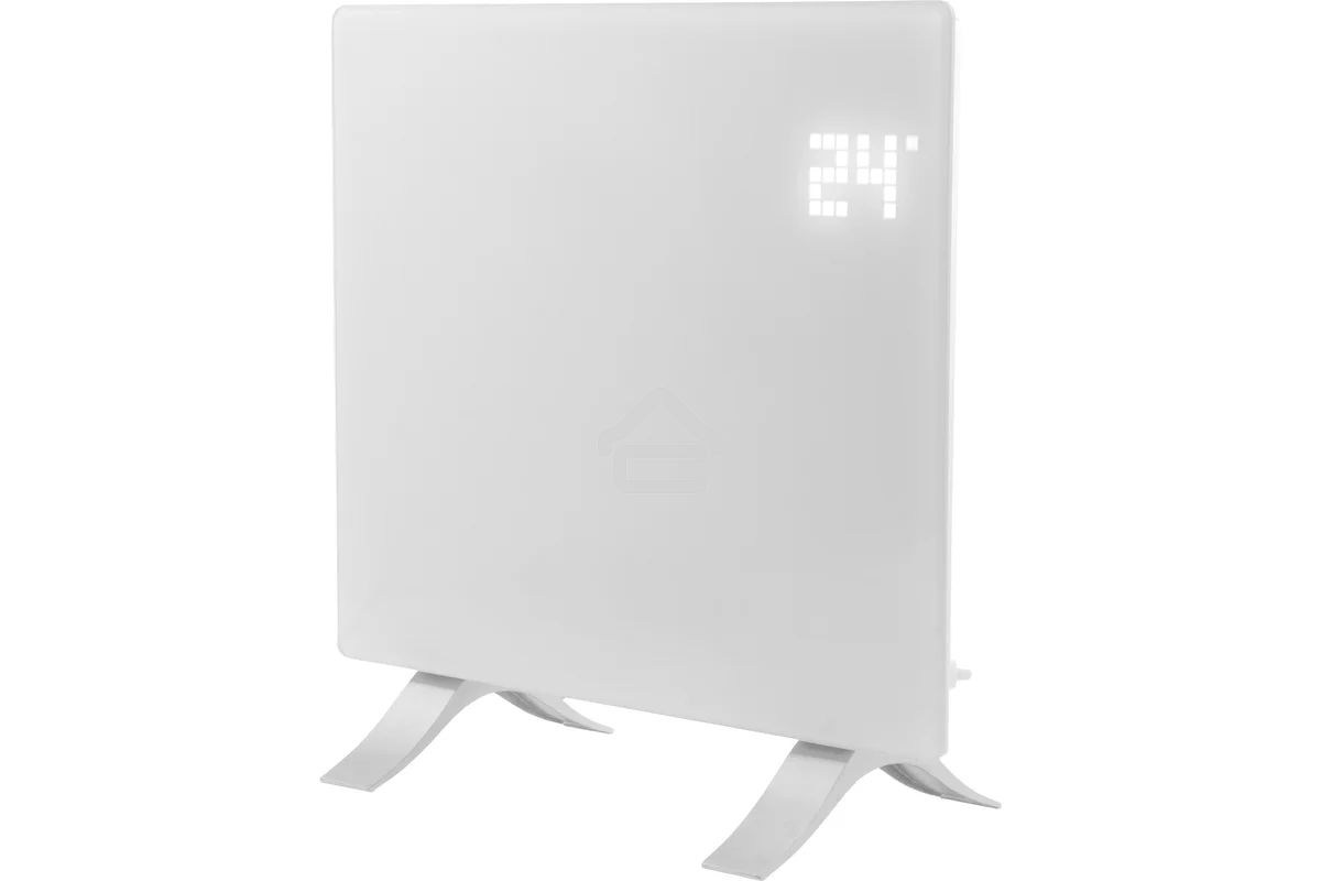 Конвектор электрический Denzel OptiPrime-1000 белый, 1000 Вт, 15 м2, термостат, дисплей, WiFi