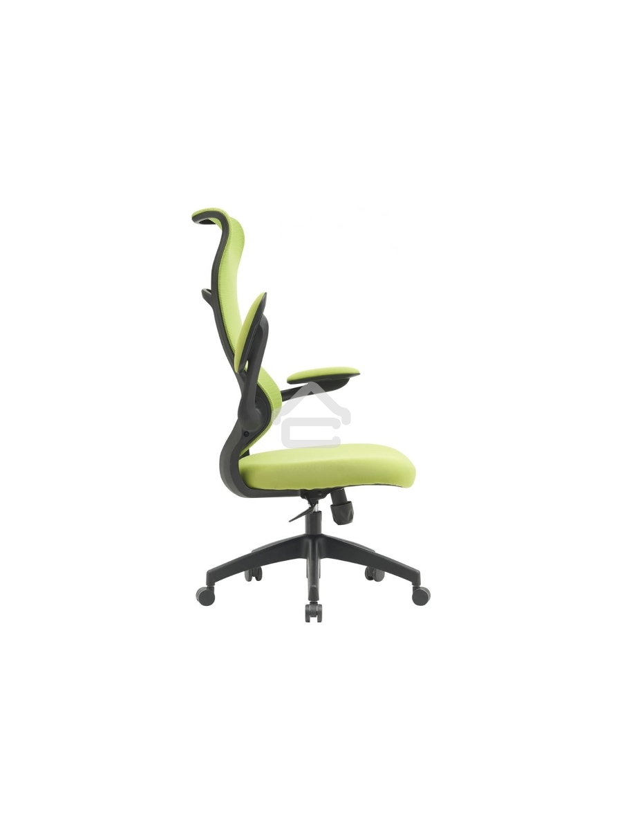 Кресло компьютерное Cactus CS-MC505-GN салатовый, сиденье салатовый, сетка/ткань, крестов. пластик, пластик черный