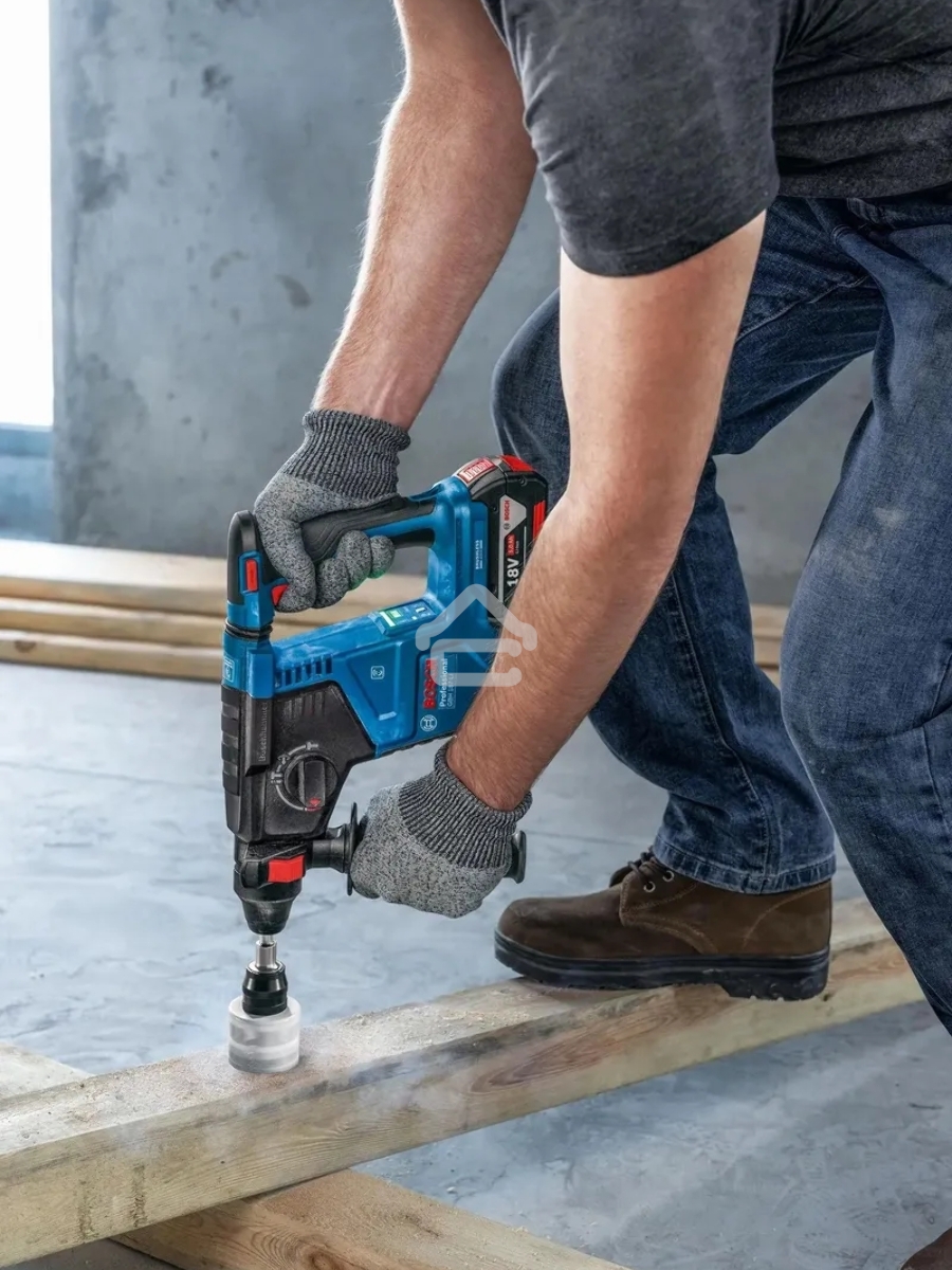 Перфоратор Bosch GBH 187-LI патрон:SDS-plus уд.:2.4Дж аккум. (кейс в комплекте)