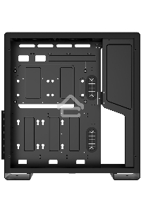 Компьютерный корпус JONSBO U5 Black без БП, боковые панели из закаленного стекла, mini-ITX, micro-ATX, ATX, черный