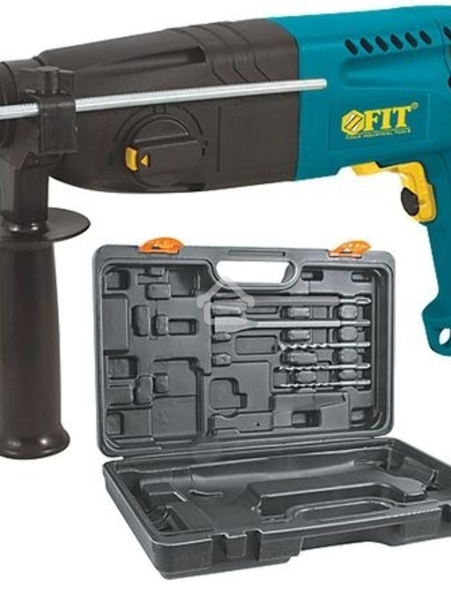 Перфоратор монтажный Fit AH-621C 620 Вт, 0-1000 об/мин, 0-4850 уд/мин, 2,6 Дж, 3 реж., SDS-plus, реверс, 2,9 кг, кейс