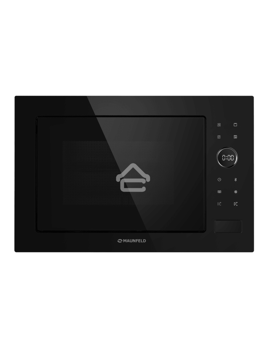 Микроволновая печь встраиваемая Maunfeld XBMO252GB Glossy чёрный, 25 л, 900 Вт, переключатели - поворотный механизм/сенсор