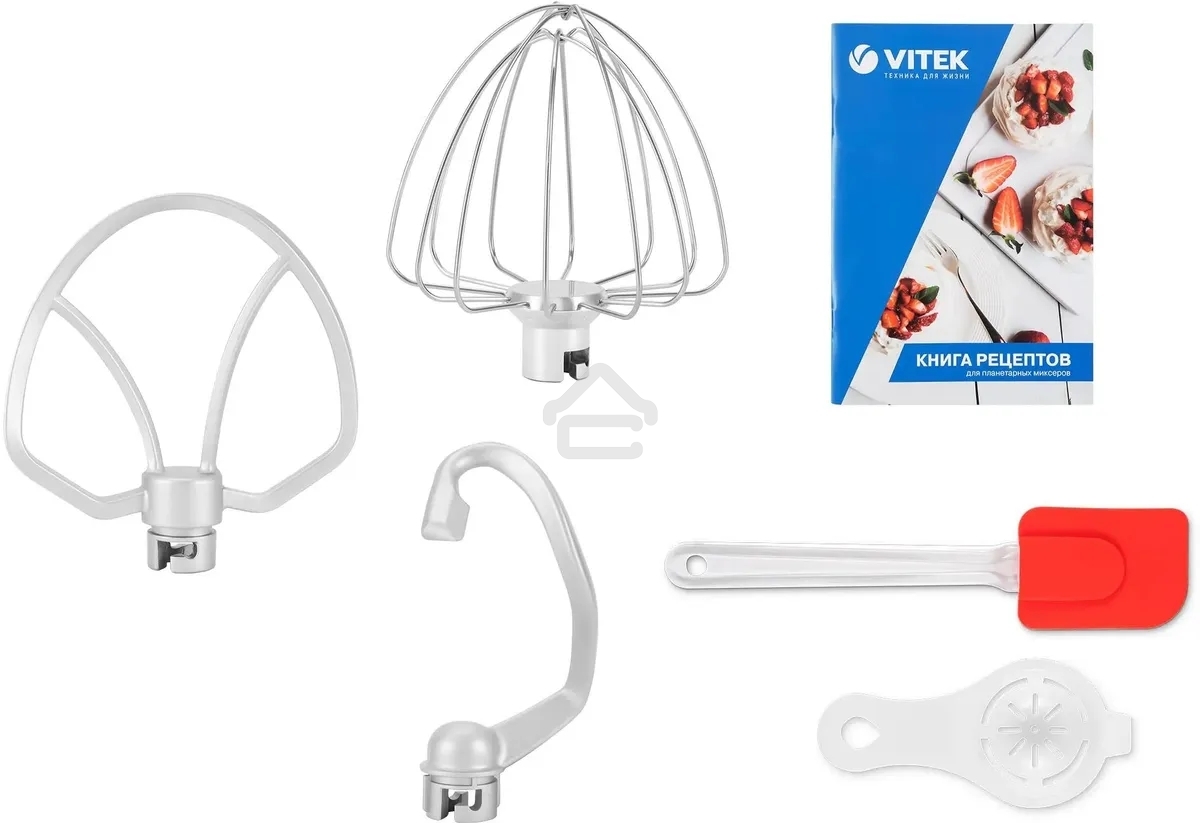Миксер планетарный Vitek VT-PM0110 1500Вт кремовый