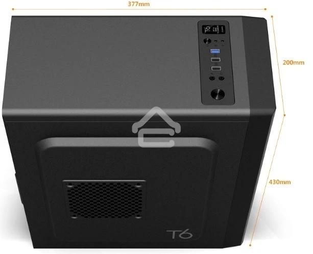 Компьютерный корпус Zalman ZM-T6 черный без БП ATX 1xUSB2.0 1xUSB3.0 audio bott PSU