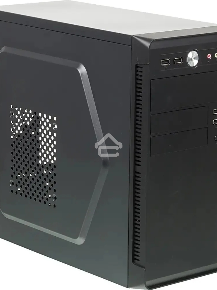 Компьютерный корпус Accord ACC-B022 черный без БП mATX 1x80mm 1x92mm 2x120mm 4xUSB2.0 audio