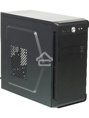 Компьютерный корпус Accord ACC-B022 черный без БП mATX 1x80mm 1x92mm 2x120mm 4xUSB2.0 audio