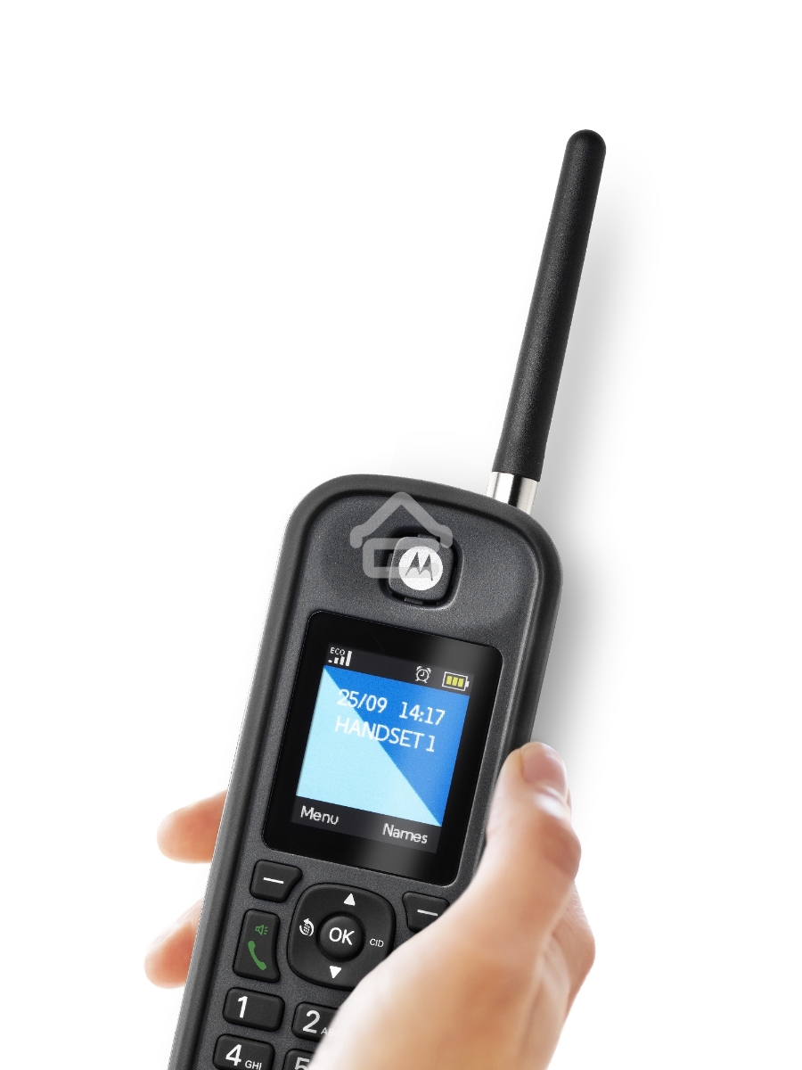 Радиотелефон Dect Motorola O201 черный АОН