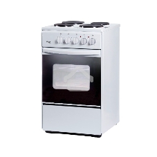 Плита электрическая Лада Nova AE 14027 W белый, конфорок 4 электрических, духовка 50 л, 50 см x 85 см x 60 см