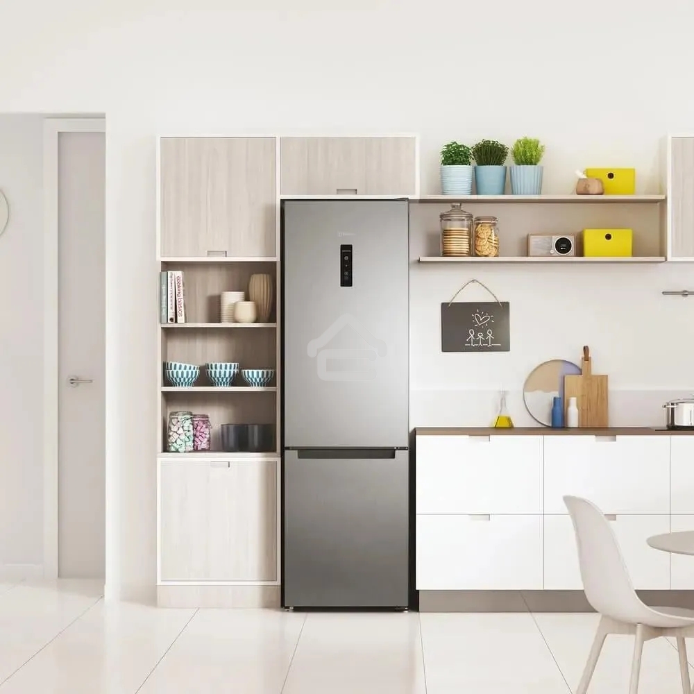 Холодильник Indesit ITS 5180 G серебристый двухкамерный 220/78л морозилка снизу, No Frost