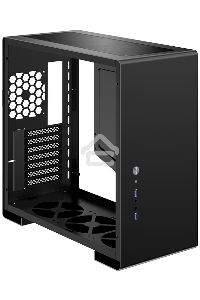 Компьютерный корпус JONSBO U5 Black без БП, боковые панели из закаленного стекла, mini-ITX, micro-ATX, ATX, черный