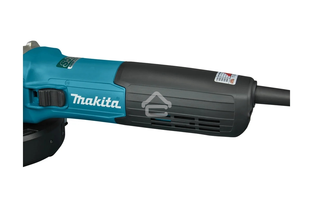 Угловая шлифовальная машина Makita GA5090X01 1900Вт 11500об/мин рез.шпин.:M14 d=125мм