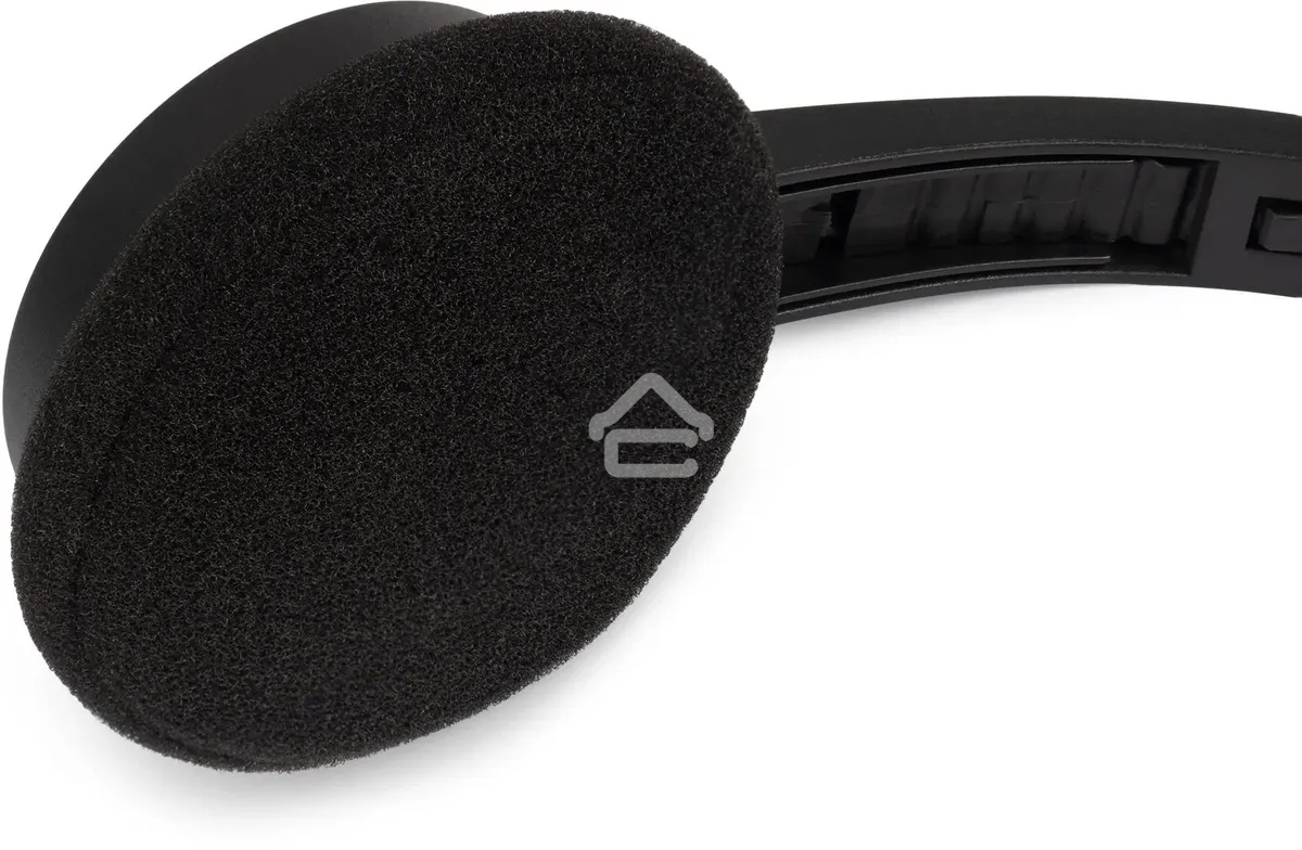 Гарнитура проводная с микрофоном Оклик HS-M600 черный 1.8м накладные оголовье (1900372)