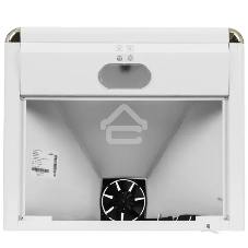 Вытяжка каминная Elikor Сатурн 60П-180-В1Л белый/золотистый, 60 см, 180 куб. м/ч, 48 дБ