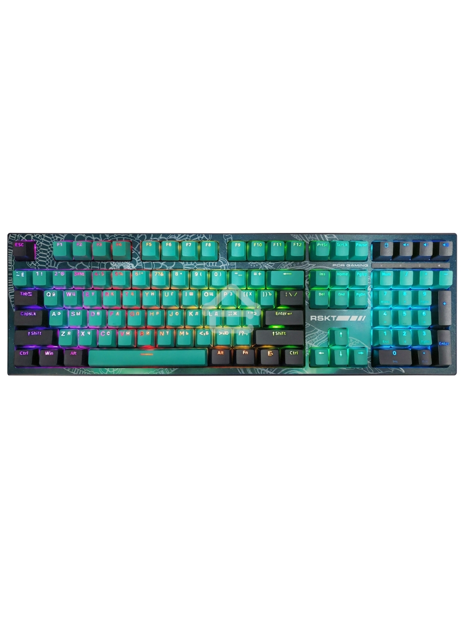 Клавиатура Raskat KM002 UV GREEN