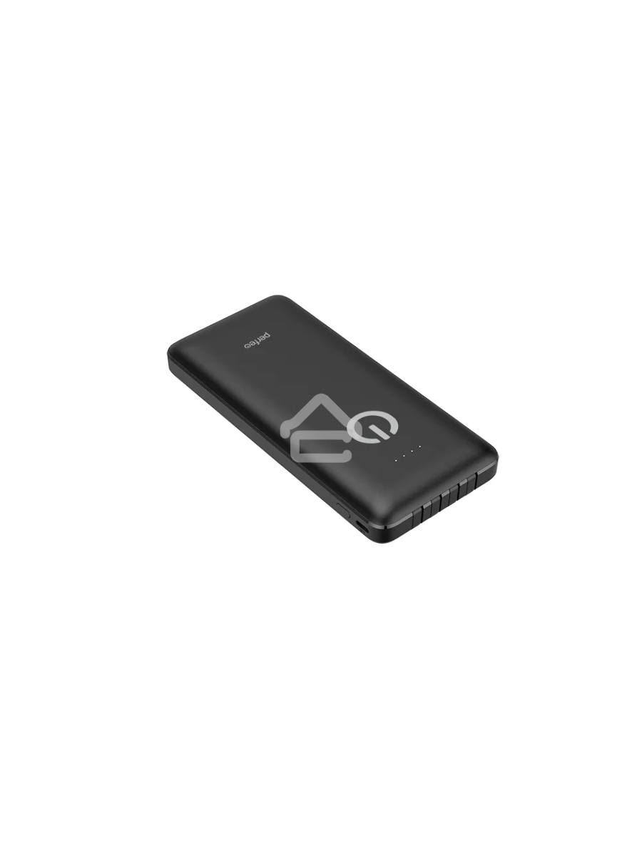 Мобильный аккумулятор Powerbank Perfeo ABSOLUTE 10000mah In Micro usb,USB /Out USB,Micro usb,Type-C,Lightning, 2.1А/ Black (PF_B4878)