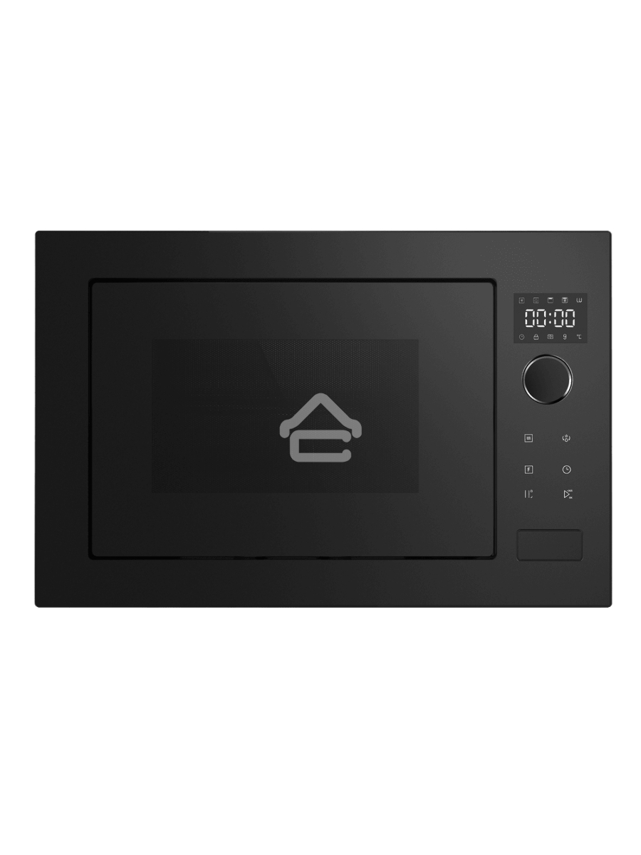 Микроволновая печь встраиваемая Maunfeld XBMO251GB Matt черное матовое стекло, 25 л, 900 Вт, переключатели - поворотный механизм/сенсор