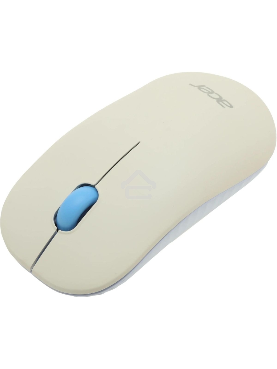 Клавиатура + мышь Acer OCC205 беспроводной USB, 1200 dpi, белый/голубой