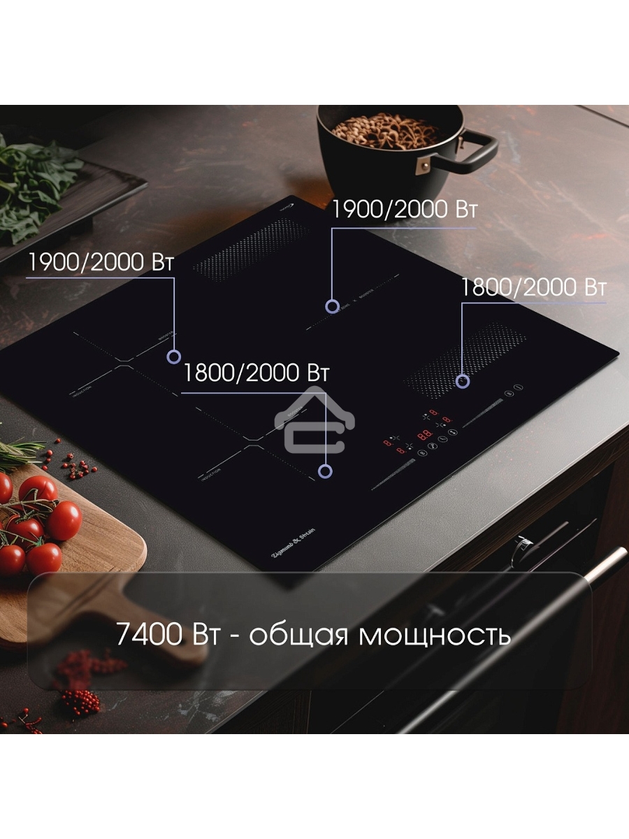 Варочная панель Zigmund & Shtain CI 61.6 B черный