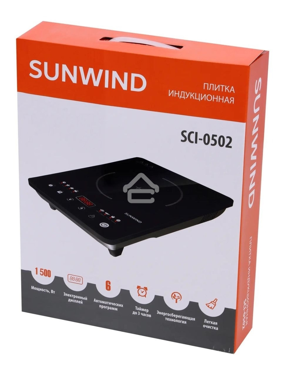 Плита индукционная SunWind SCI-0502 черный стеклокерамика (настольная)