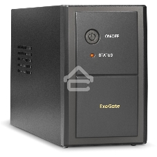 Источник бесперебойного питания ExeGate Power Back BNB-450.LED.AVR.4C13 450VA/240W, LED, AVR, 4*C13, металлический корпус, черный