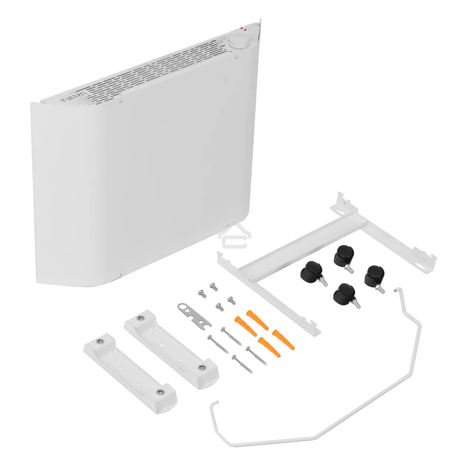 Конвектор электрический Denzel XCE-1000 белый, 1000 Вт, 15 м2, термостат