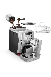 Кофемашина автоматическая DeLonghi ECAM 22.110.SB серебристый, исп. кофе - молотый/зерновой, 1.8 л, 1450 Вт, 15 Бар.