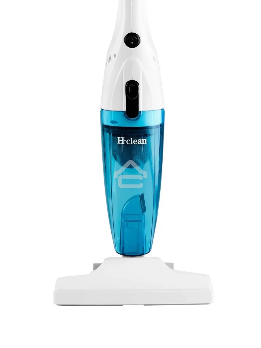Пылесос вертикальный/ручной H-clean HVC 101 белый/голубой, питание от сети, 225 Вт, уборка сухая, пылесборник 0.8 л