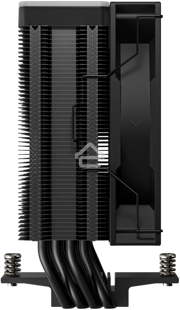 Кулер для процессора DEEPCOOL AG400 BK ARGb V2 черный 120мм алюминий+медь 2100rpm 31.6db 4-pin 220W 154мм