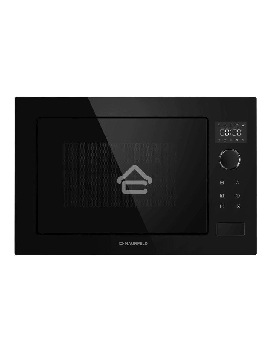 Микроволновая печь встраиваемая Maunfeld XBMO251GB Glossy чёрный, 25 л, 900 Вт, переключатели - поворотный механизм/сенсор
