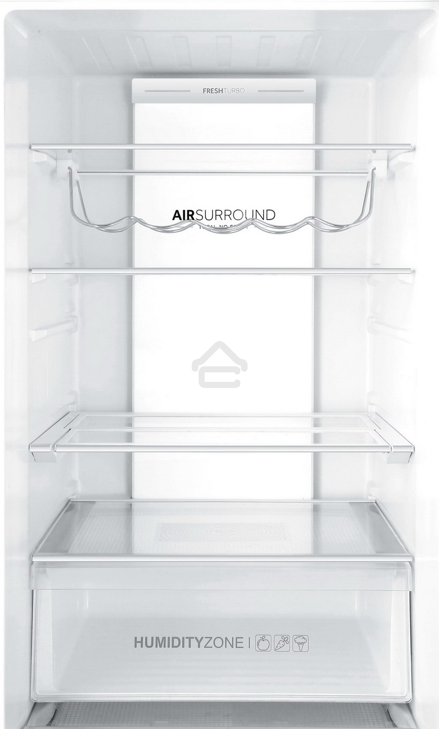 Холодильник Haier C4F740CDBGU1 графитовый двухкамерный 286/115л морозилка снизу, No Frost