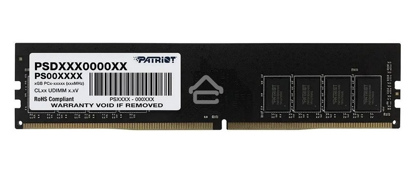 Оперативная память Patriot Signature, DDR4, 8GB (1x8 GB), 3200 MHz, CL22, DIMM