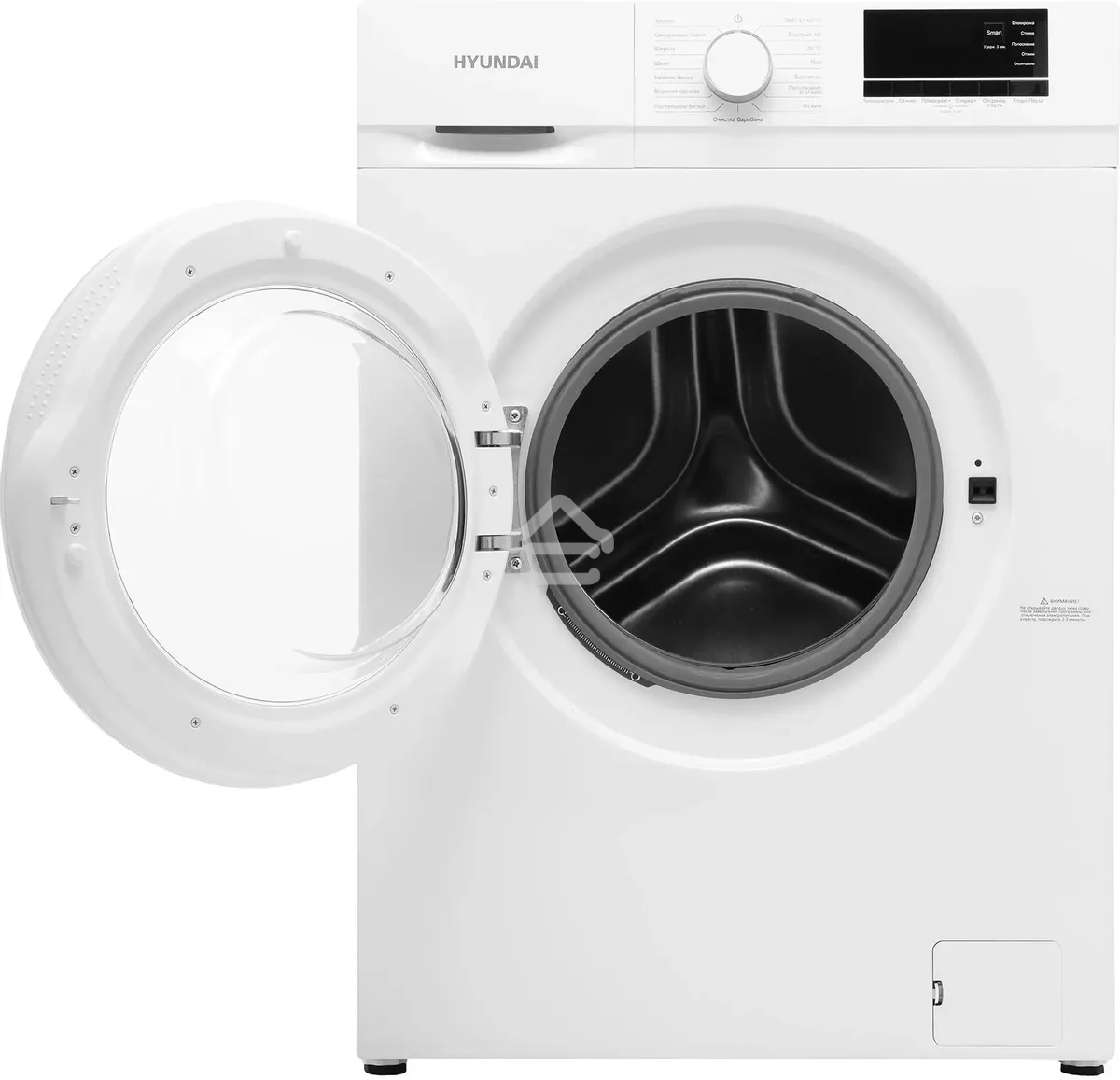 Стиральная машина Hyundai WME6009 белый, загр. фронтальная макс.: 6 кг 1000 об/мин класс: А++